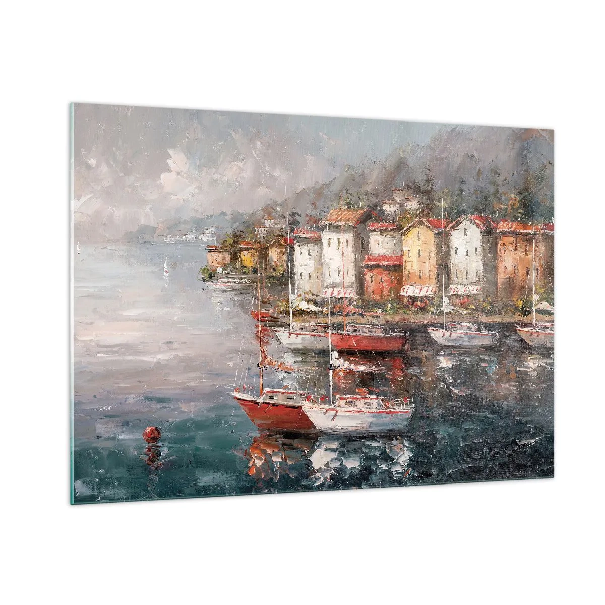 Schilderen op glas - Romantisch toevluchtsoord - 100x70 cm