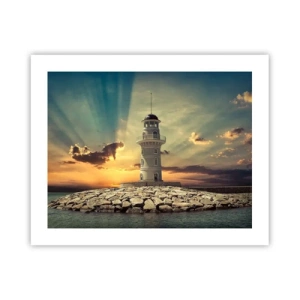 Poster - Licht - Goed - Schoonheid - 50x40 cm