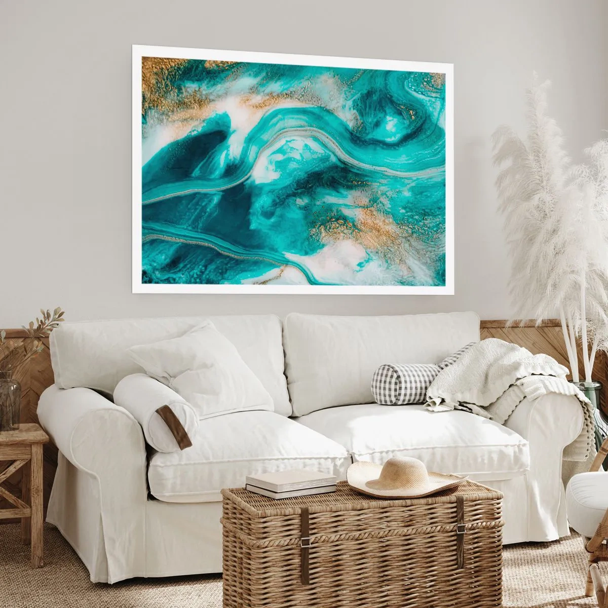 Poster - De rivier van goud - 100x70 cm