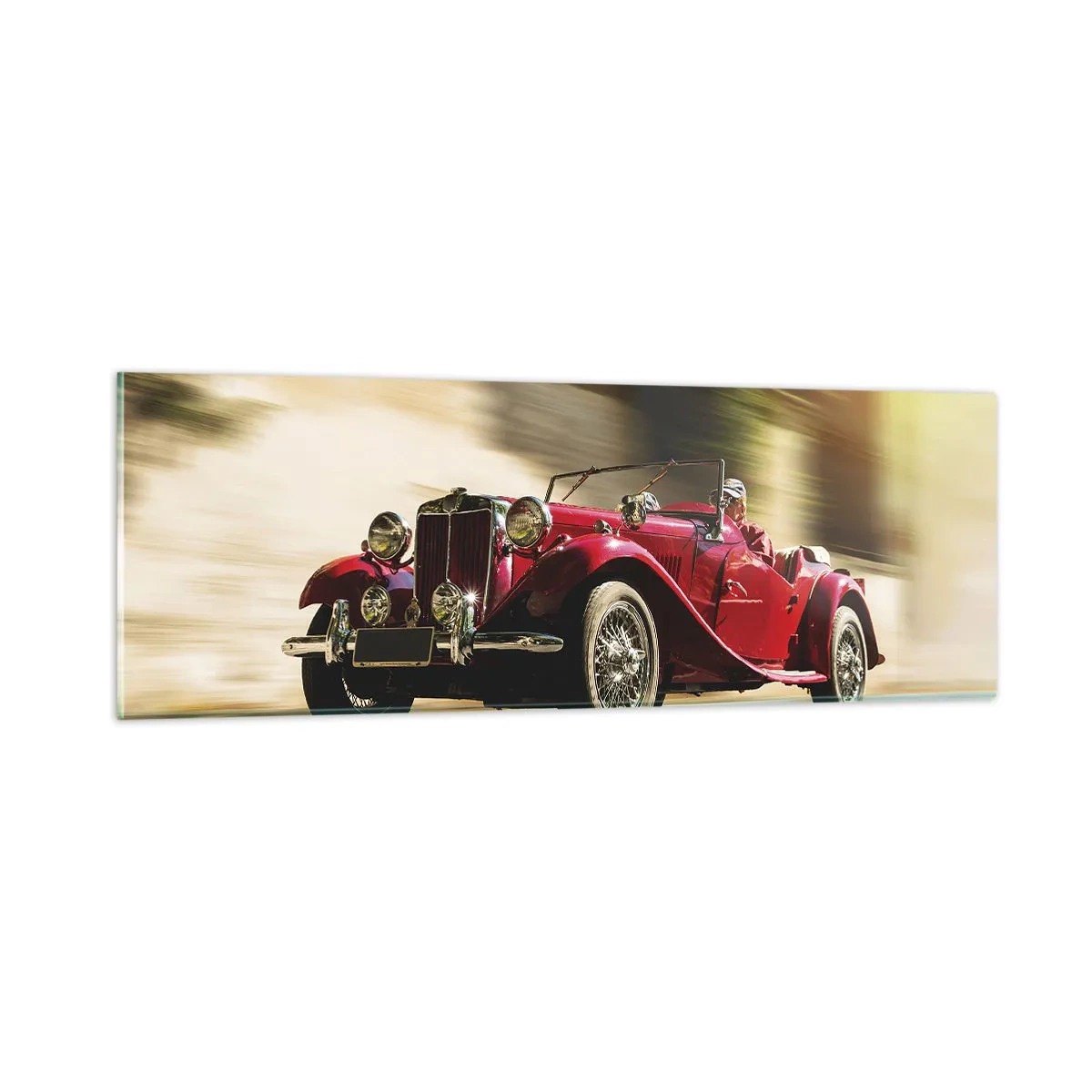 Schilderen op glas - Mooier dan Nike van Samothrace - 90x30 cm