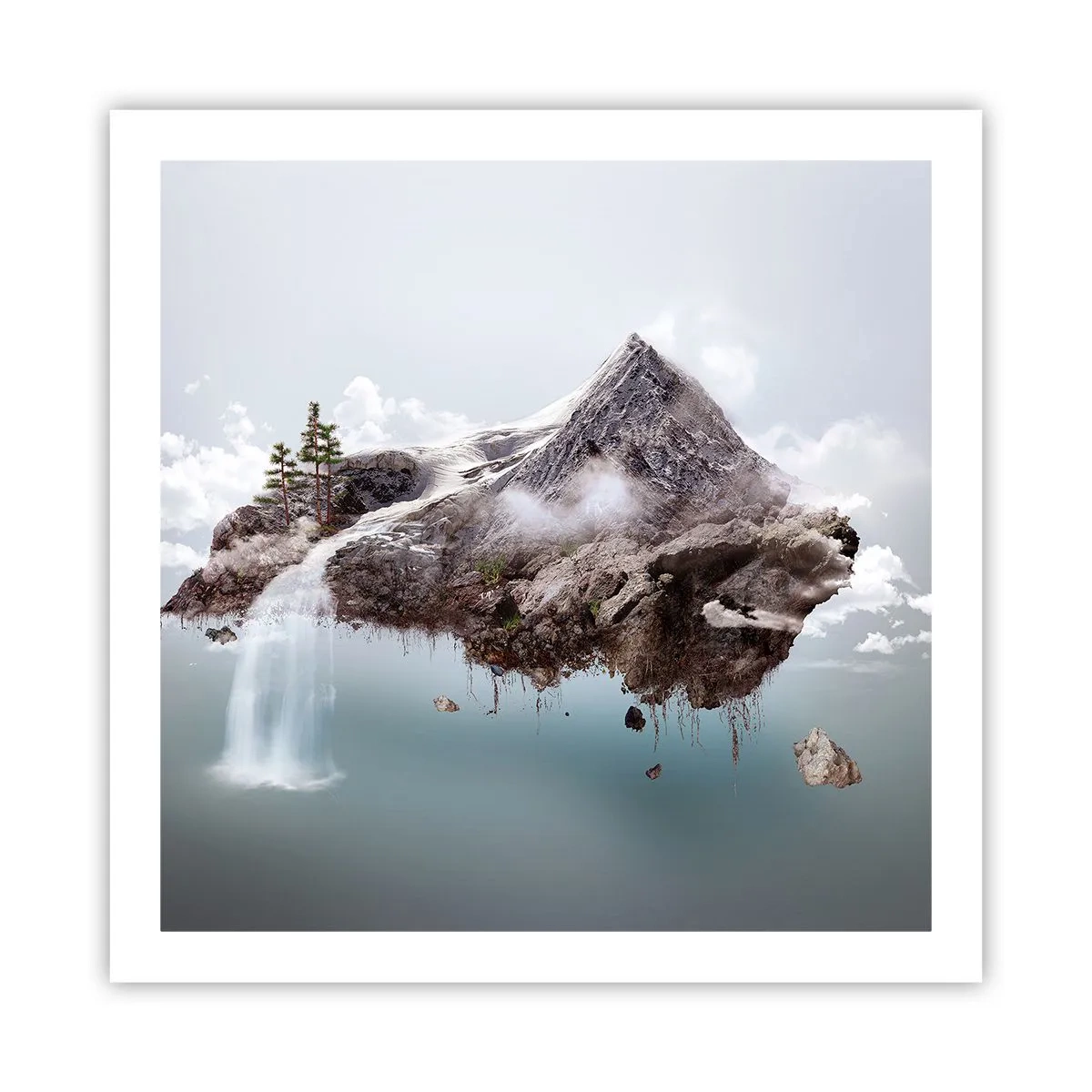 Poster - Gezien met het oog van een surrealist - 60x60 cm