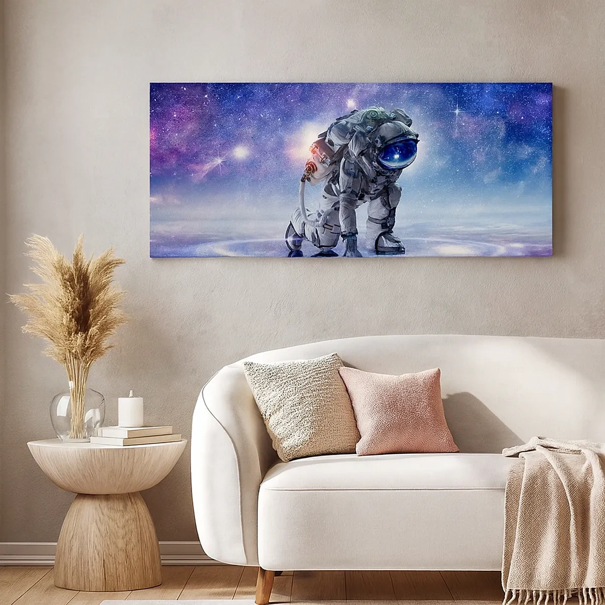 Schilderen op canvas - De sterrenhemel boven mij - 30x30 cm