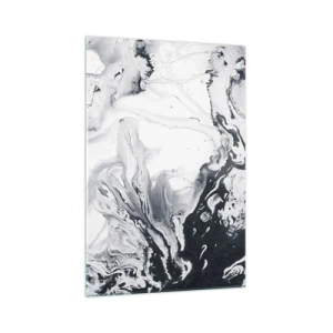 Schilderen op glas - Het binnenste van de aarde - 70x100 cm