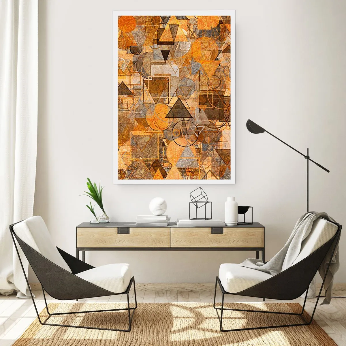Poster - De wereld in vorm - 50x70 cm