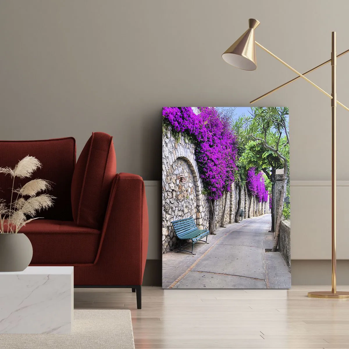 Schilderen op canvas - Laten we elkaar zo snel mogelijk ontmoeten - 70x100 cm