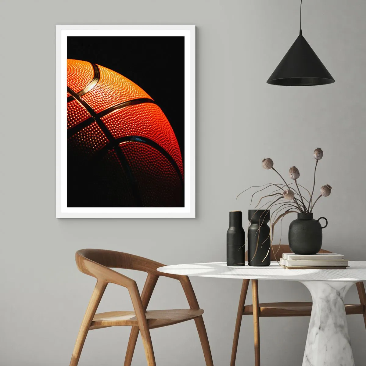 Poster in een witte lijst - Mooi als een planeet - 70x100 cm