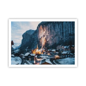 Poster - De stralende geest van de winter - 100x70 cm