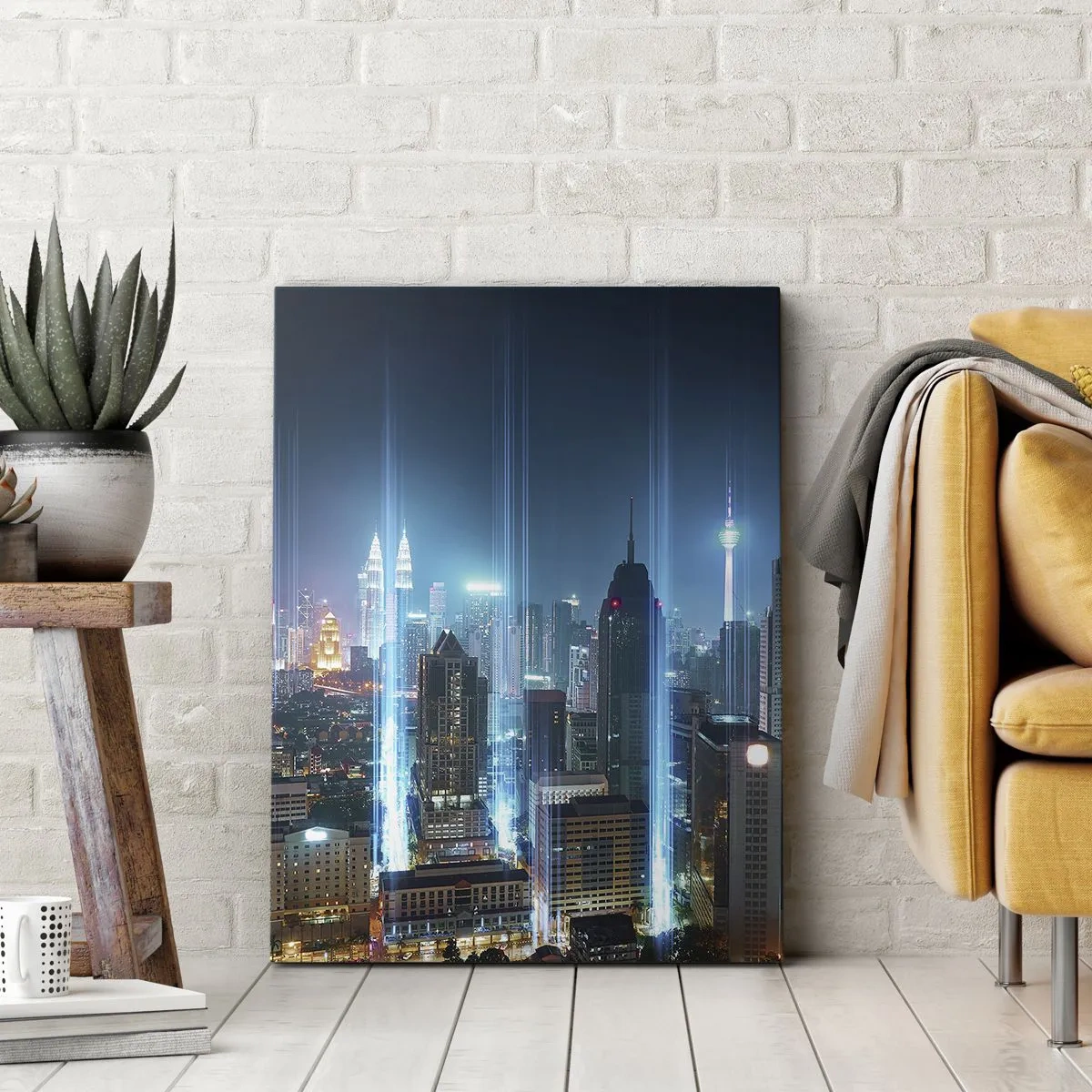 Schilderen op canvas - Op z'n Berlijns naar de hemel - 50x70 cm