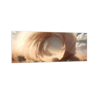 Schilderen op glas - Open portaal - 140x50 cm