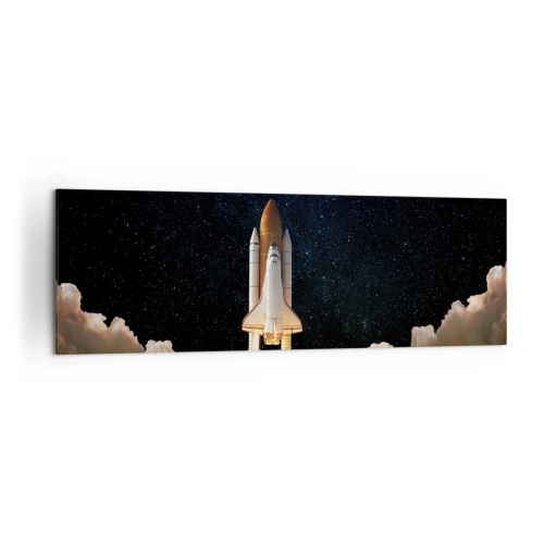 Schilderen op canvas - Advertentie astra! - 160x50 cm