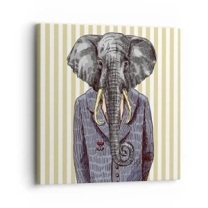 Schilderen op canvas - Elegant van nature - 30x30 cm