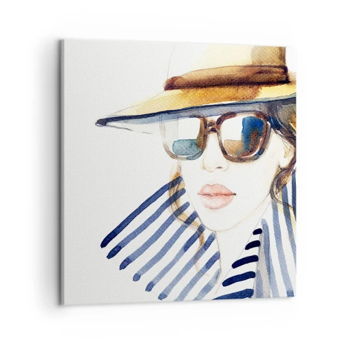 Schilderen op canvas - Florida heet u welkom! - 50x50 cm