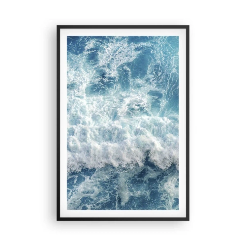 Poster in een zwarte lijst - Vrolijk en springend - 61x91 cm