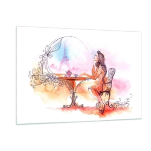 Schilderen op glas - Parijse chic - 120x80 cm