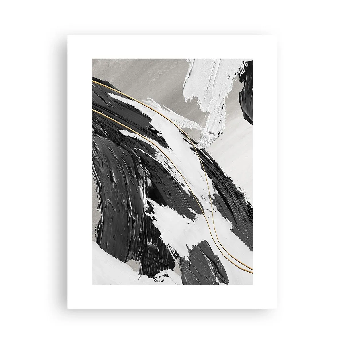 Poster - Abstractie op grote schaal - 30x40 cm