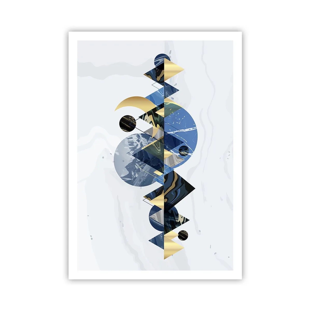 Poster - Geometrisch landschap - 70x100 cm