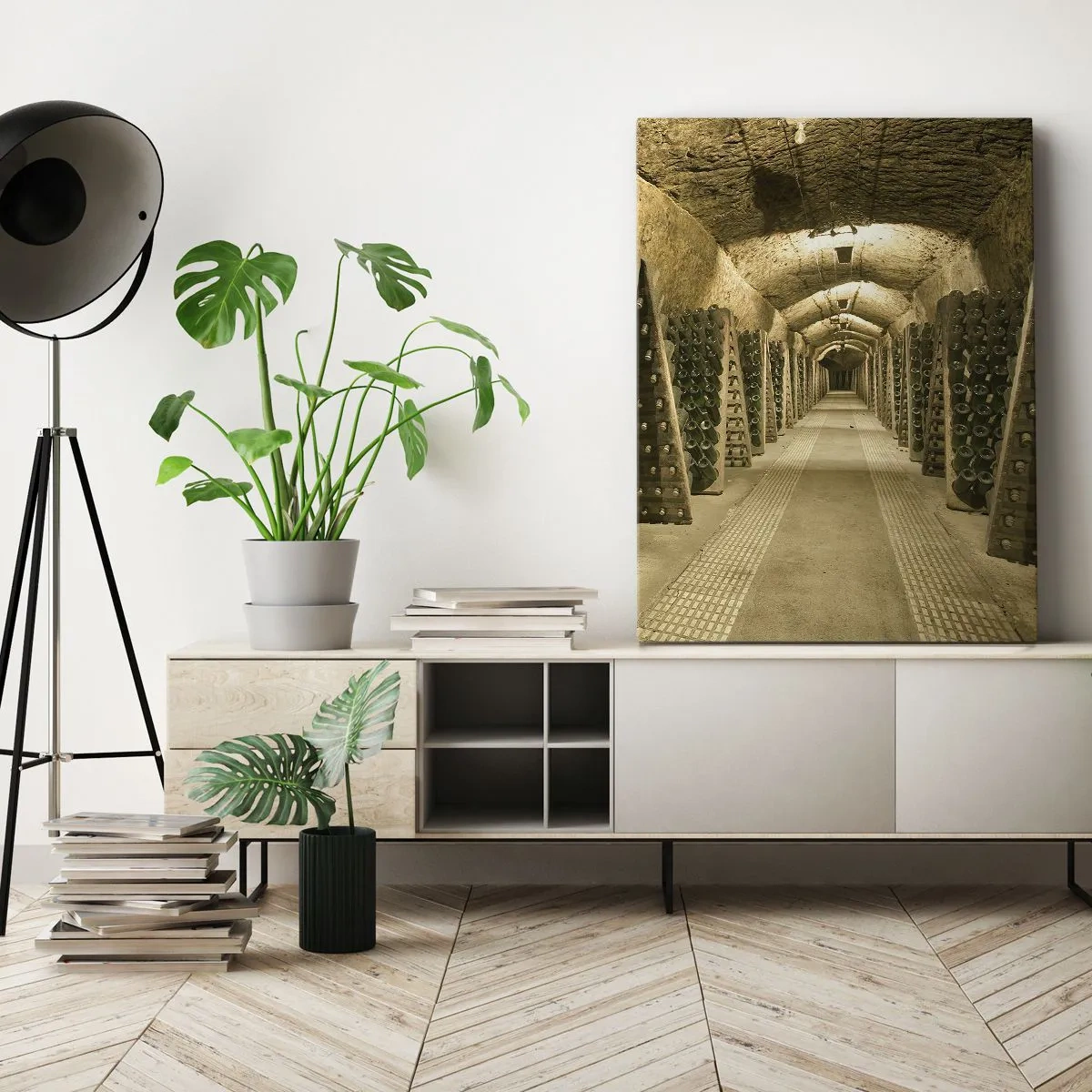 Schilderen op canvas - De geboorte van smaak - 65x120 cm