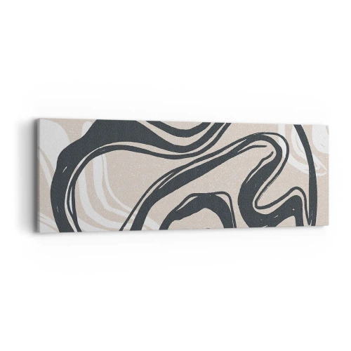 Schilderen op canvas - Expressie vermenigvuldigd - 90x30 cm