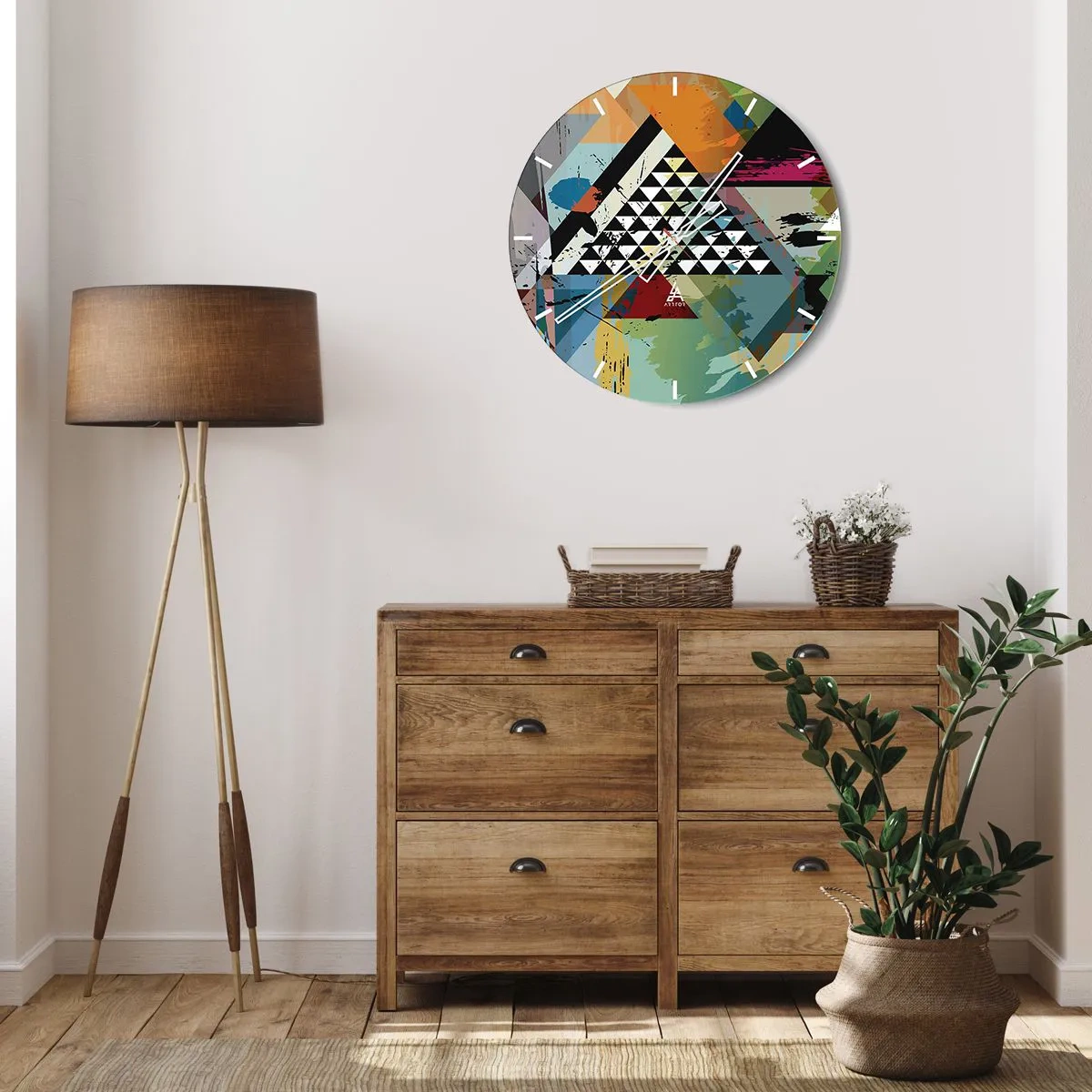 Wandklok - Klok - Hoe gemakkelijk is het - 40x40 cm