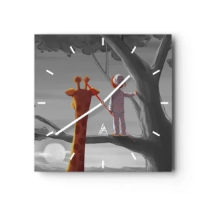 Wandklok - Klok - Dit gebeurt echt - 40x40 cm