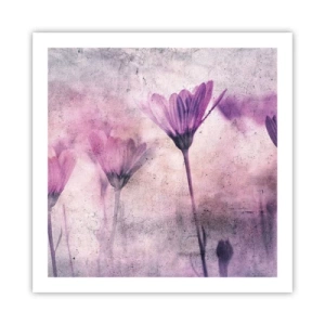 Poster - Een droom van bloemen - 60x60 cm