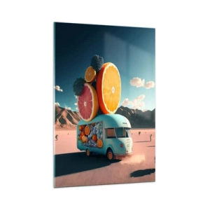 Schilderen op glas - De smaak van vakantie - 70x100 cm
