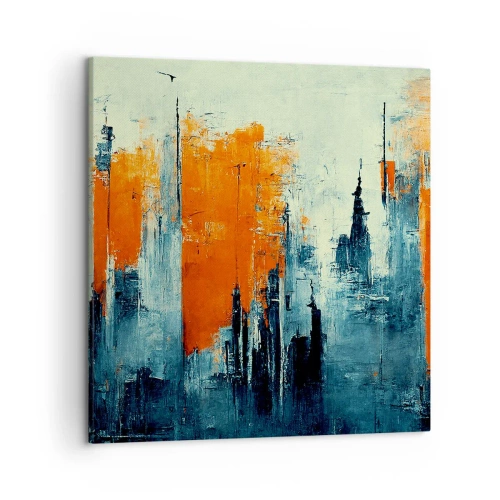 Schilderen op canvas - Modern landschap - 50x50 cm
