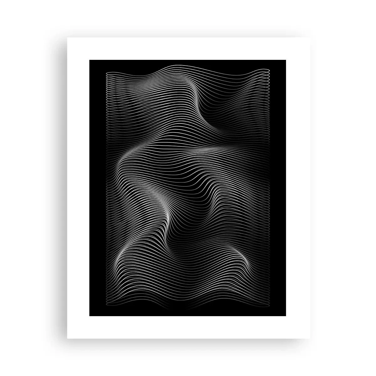 Poster - Dans van licht in de ruimte - 40x50 cm