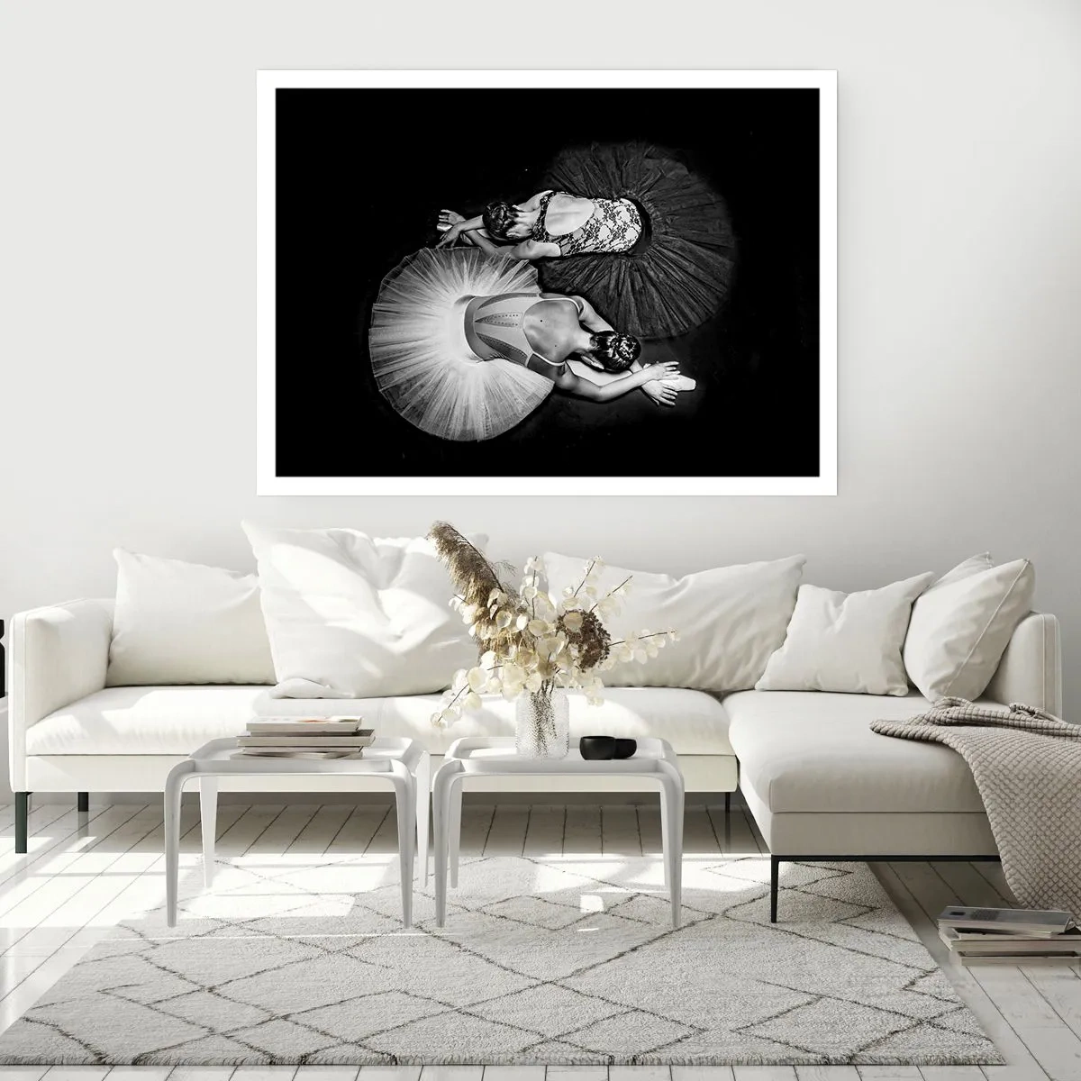 Poster - Jin en Jang - perfecte balans - 100x70 cm