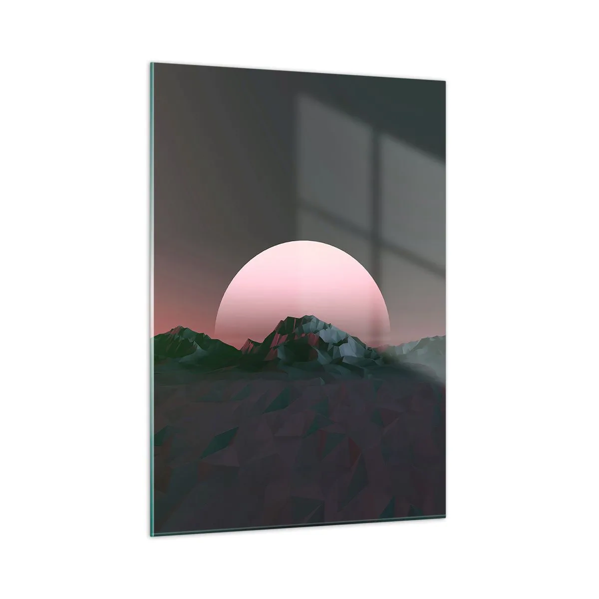 Schilderen op glas - In een naburig sterrenstelsel - 50x70 cm