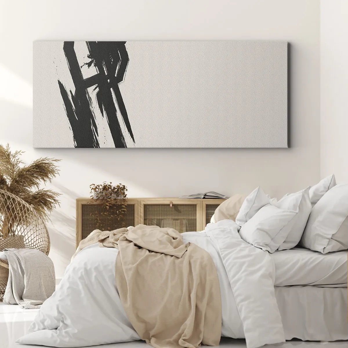 Schilderen op canvas - Onstuitbare haast - 120x50 cm