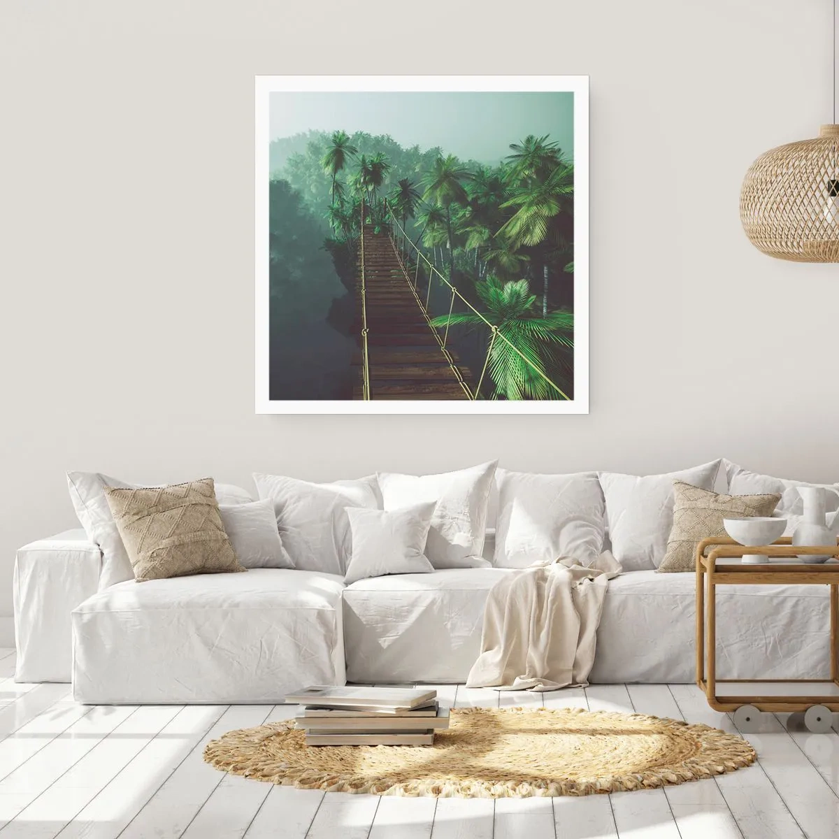 Poster - Over de branding van groen - 60x60 cm