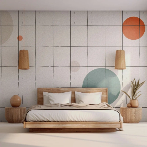 Fotobehang Standard Eco - Gevangen. Wij of zij? - Achtergrond, Wielen, Rooster - 400x280 cm