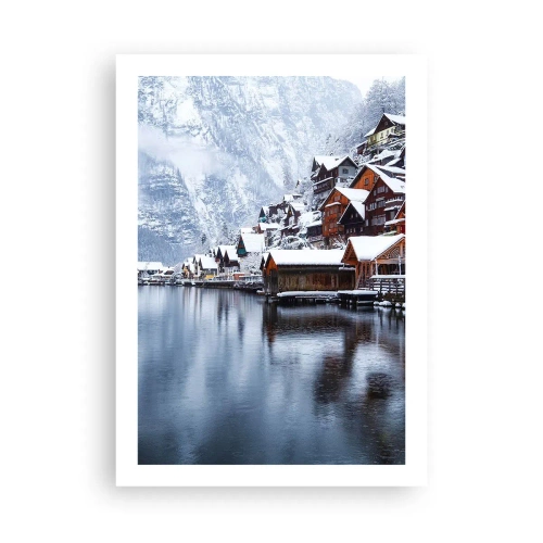 Poster - In winterdecoratie - 50x70 cm