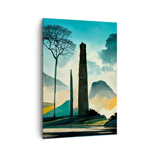 Schilderen op canvas - Nog hoger en hoger - 70x100 cm