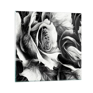 Schilderen op glas - Altijd een koningin - 40x40 cm