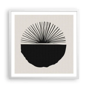 Poster in een witte lijst - Een scala aan mogelijkheden - 60x60 cm