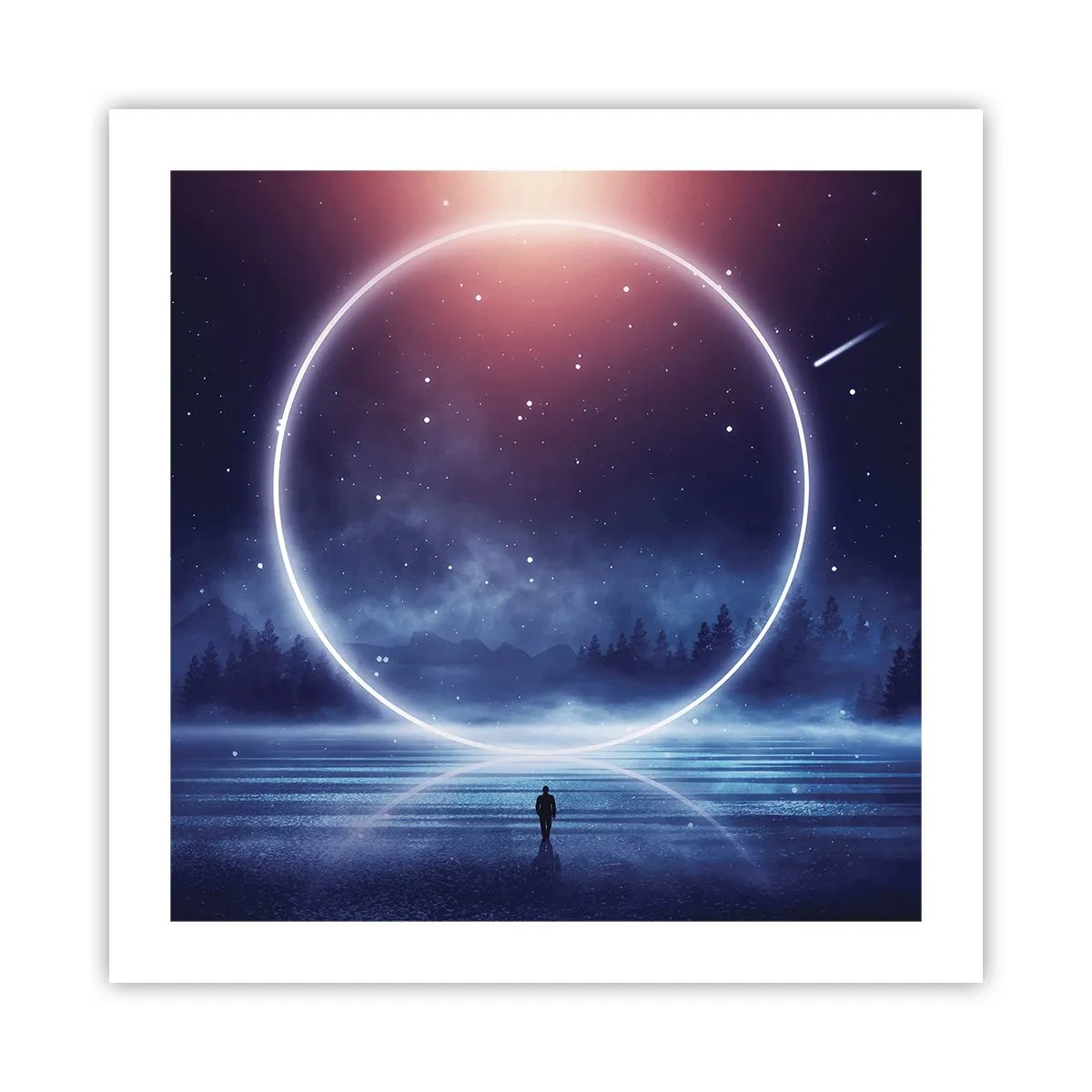 Poster - Ze zijn er al... - 50x50 cm