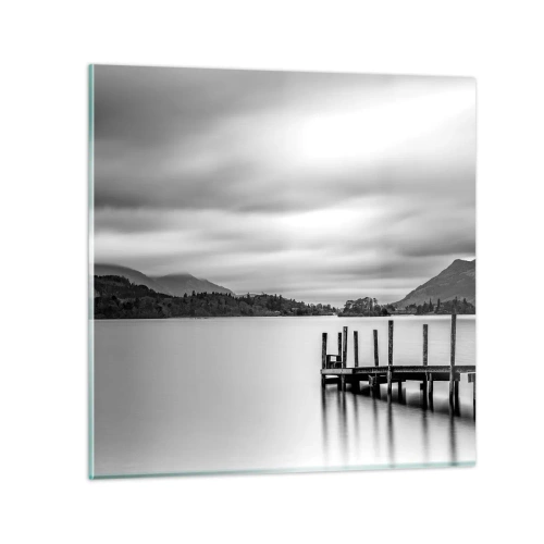 Schilderen op glas - Zachtheid en kracht - 40x40 cm