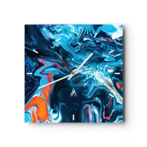 Wandklok - Klok - Reis naar het centrum van de hemel - 30x30 cm