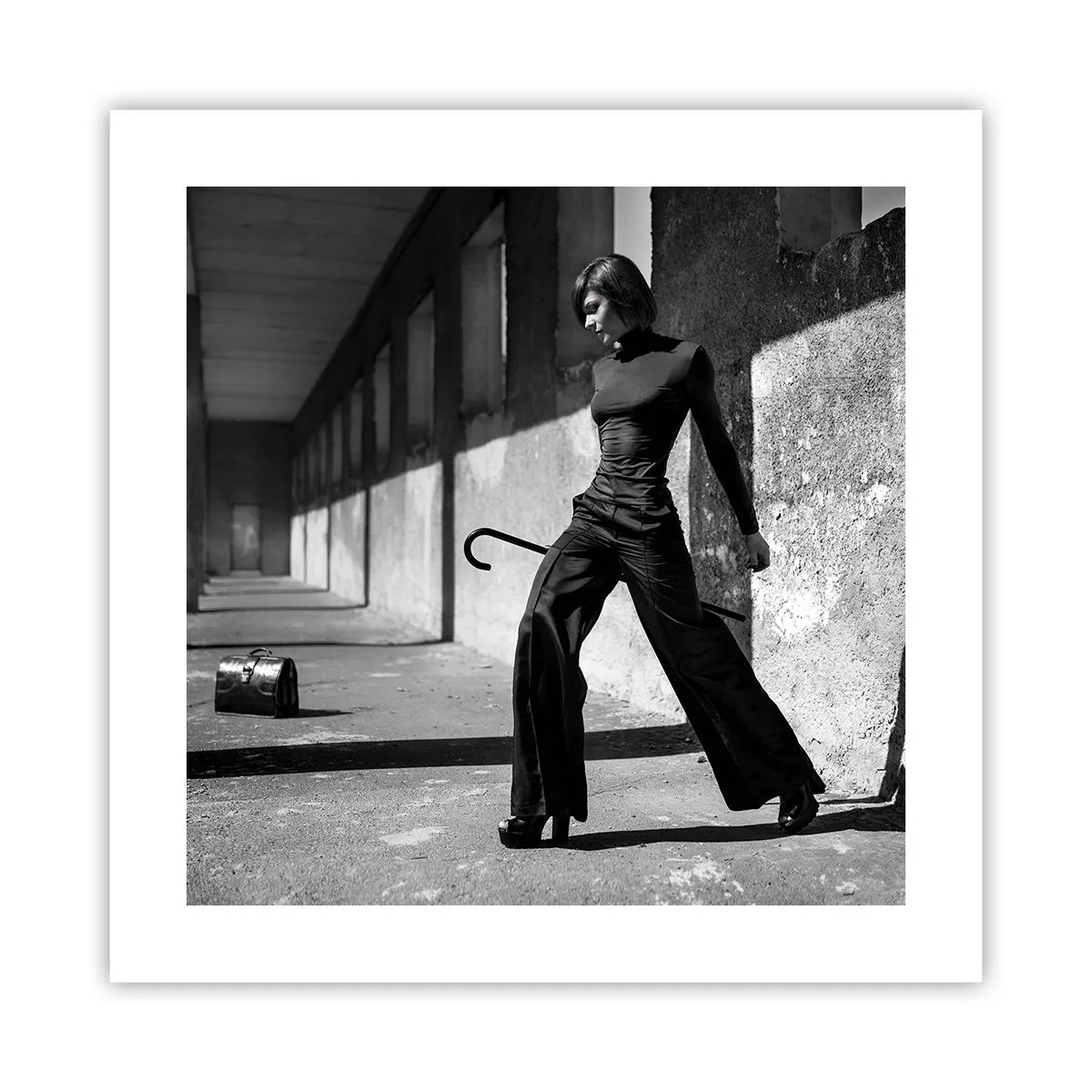 Poster -   Stedelijke elegantie - 40x40 cm