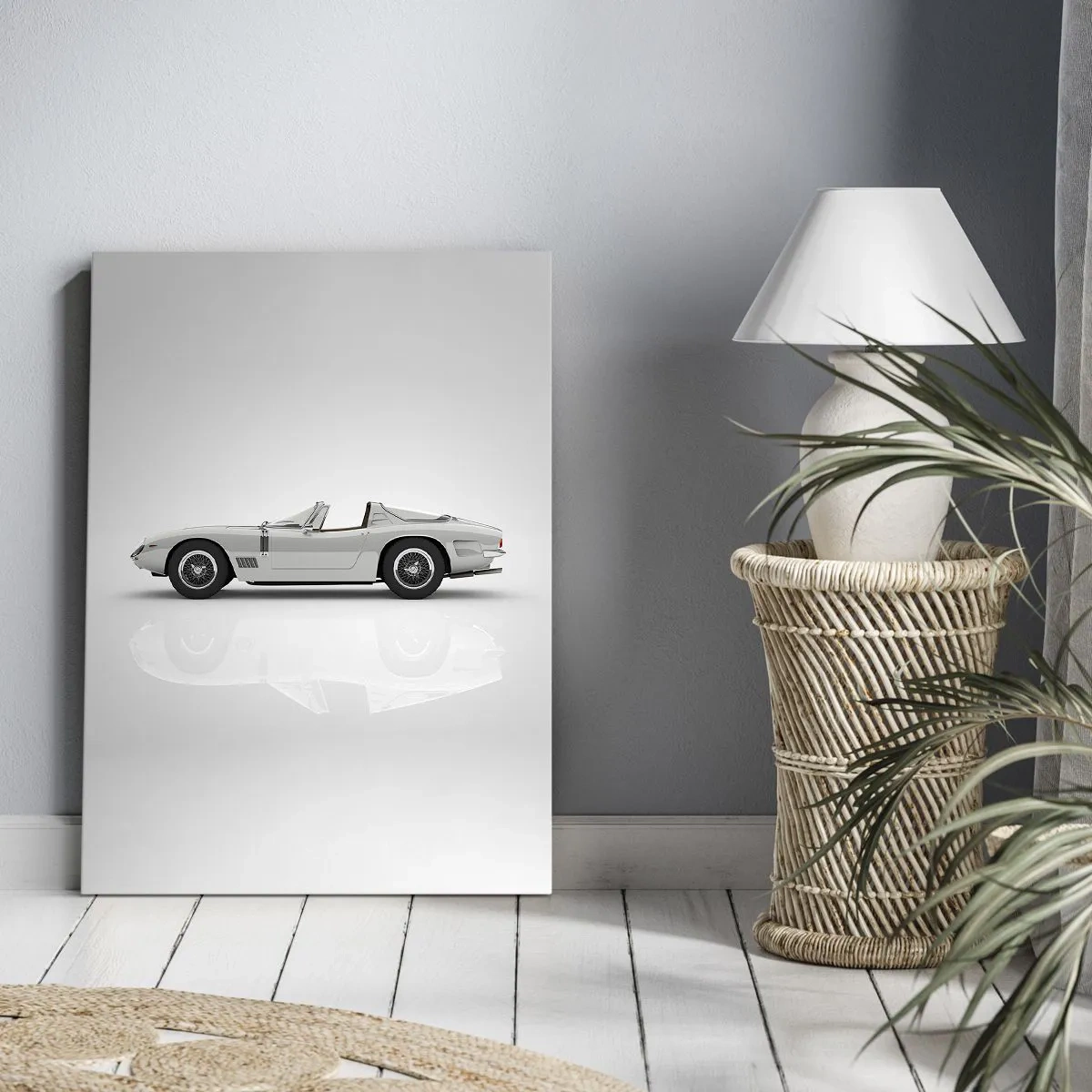 Schilderen op canvas - Belofte van plezier - 45x80 cm