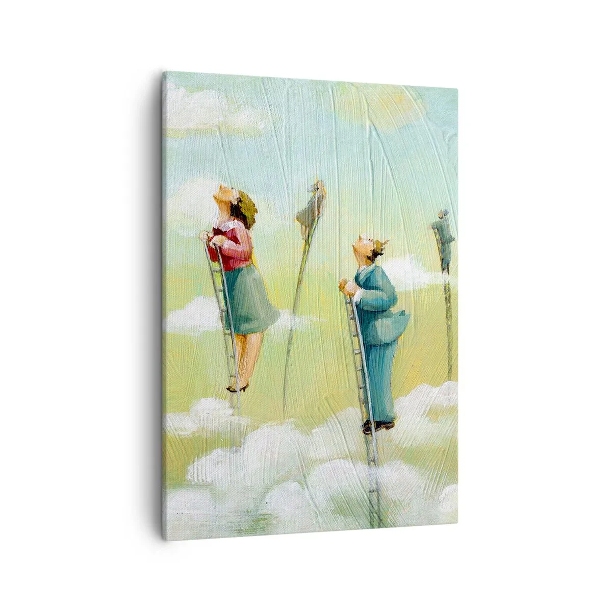 Schilderen op canvas - Achter je droom - 50x70 cm
