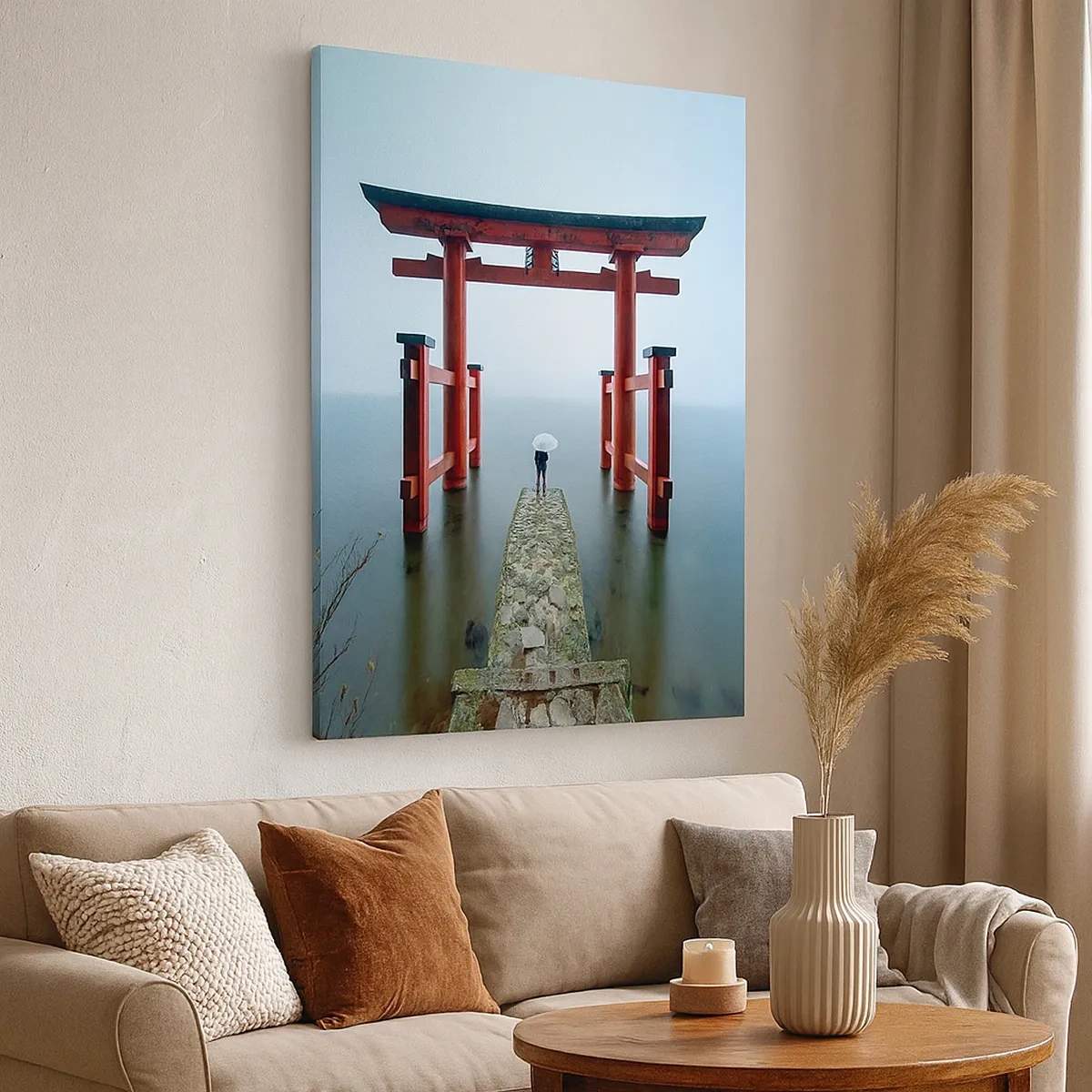 Schilderen op canvas - Japanse mijmering - 50x70 cm