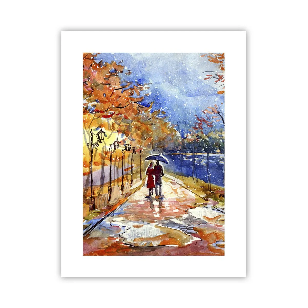 Poster - Samen tot de grens van de tijd - 30x40 cm