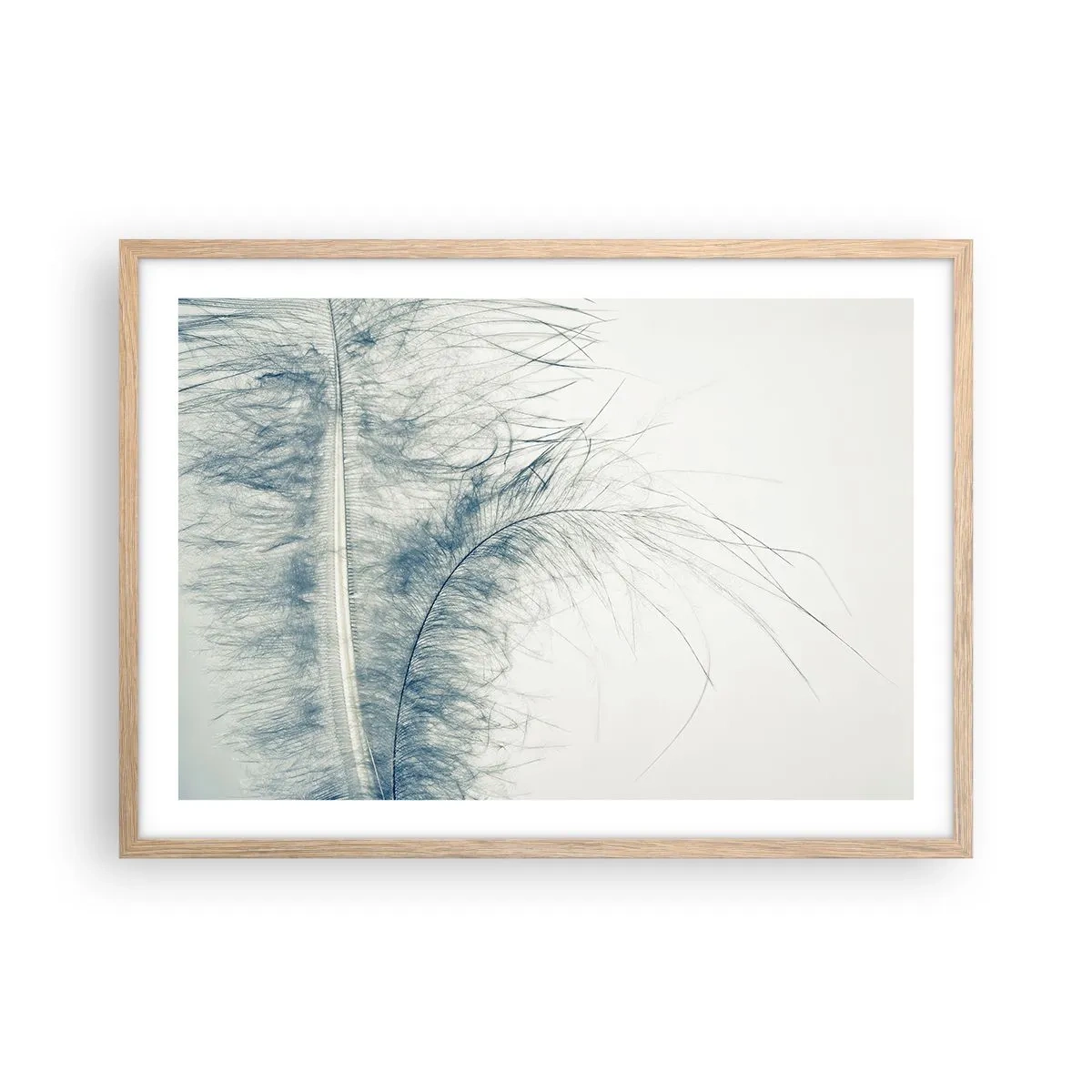 Een poster in een licht eiken lijst - Het gefluister van de natuur - 70x50 cm