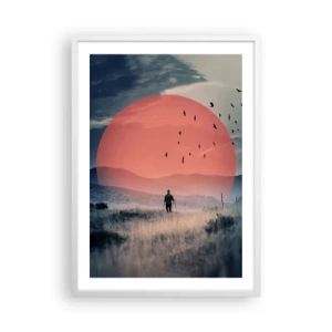 Poster in een witte lijst - In hun elementen - 50x70 cm