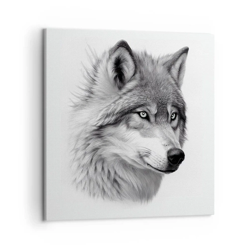 Schilderen op canvas - Alfa – zonder twijfel - 50x50 cm