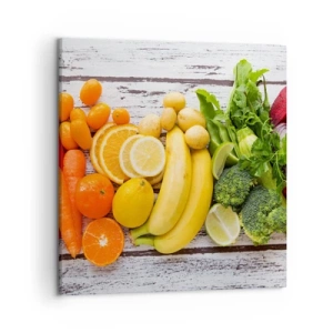 Schilderen op canvas - Het is niet genoeg? - 50x50 cm