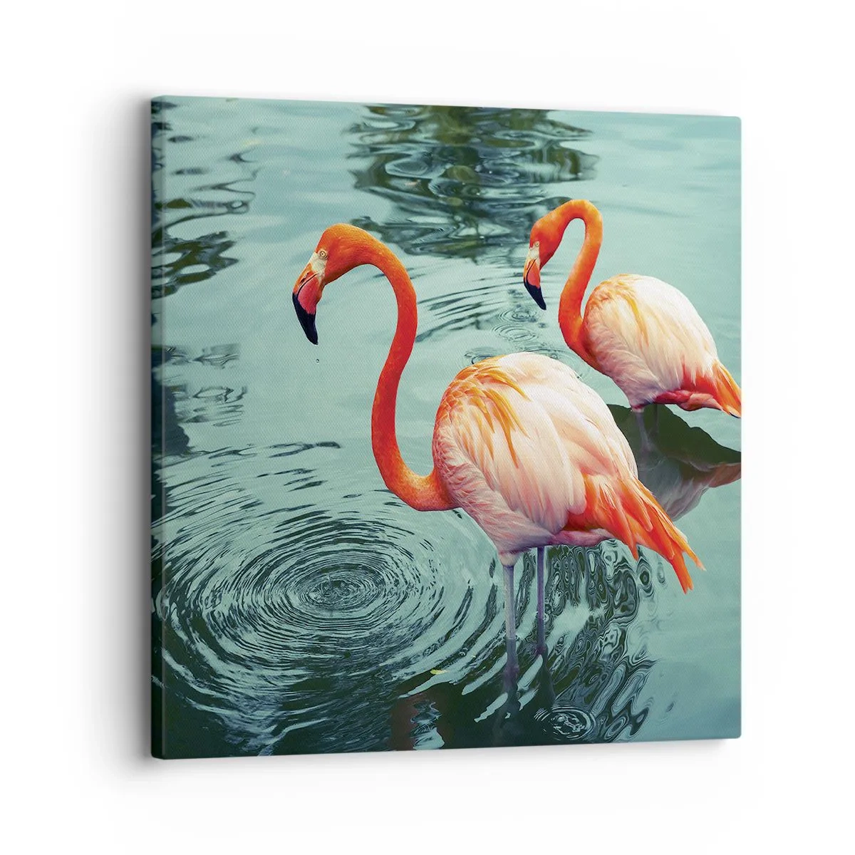 Schilderen op canvas - We zijn nu in de mode - 30x30 cm